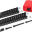 Set llaves impacto 6 puntos 3/8 pulg 72 pzas