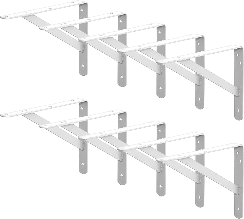 Soporte estante 10.5x7.5" blanco pack 10