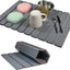 Tapete secado platos piedra 24x16pulg cocina fregadero