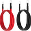 Cable batería 6 AWG 3 pies para auto solar marino