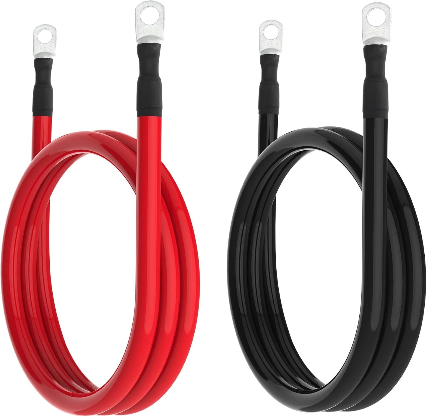 Cable batería 6 AWG 3 pies para auto solar marino