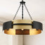 Lámpara araña industrial 5 luces 26pulg comedor cocina