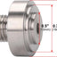 Adaptador soldadura acero inox 4AN Bung 2 Pzas