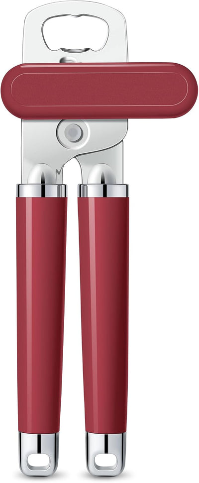 Abrelatas XL acero inox mango cómodo abrebotellas 8.66pulg rojo