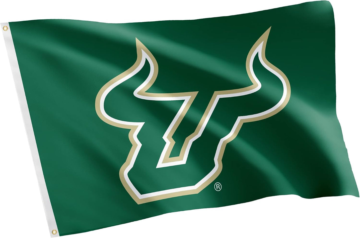 Bandera USF Toros 3x5ft tela poliéster duradera