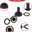 15 Pzas Cubiertas Bota Goma Impermeable 12mm