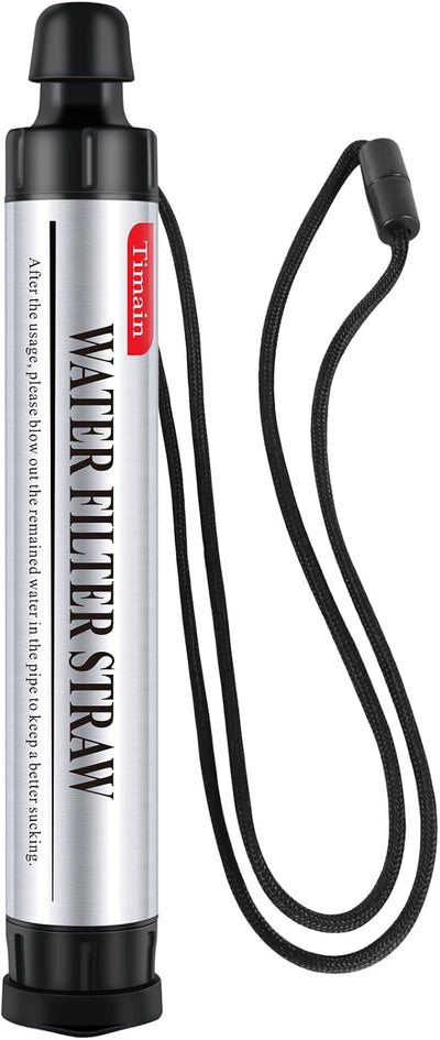 Filtro pajita 4 etapas alta flujo purificador agua