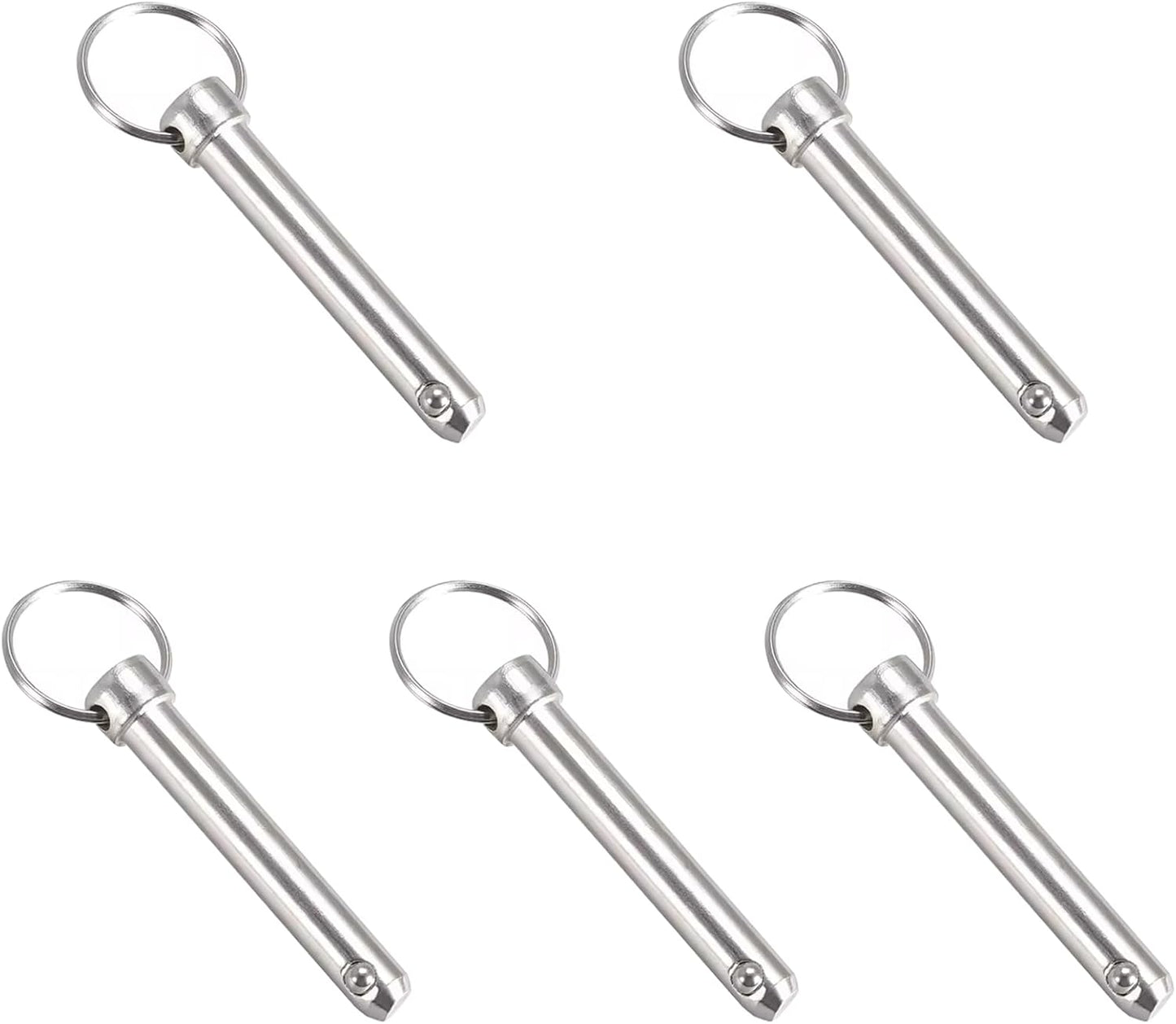 5 Pasadores Acero Carbono 0.394x1.772pulg para Barcos