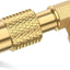 Adaptador codo propano macho latón 3/8pulg para parrilla