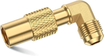 Adaptador codo propano macho latón 3/8pulg para parrilla