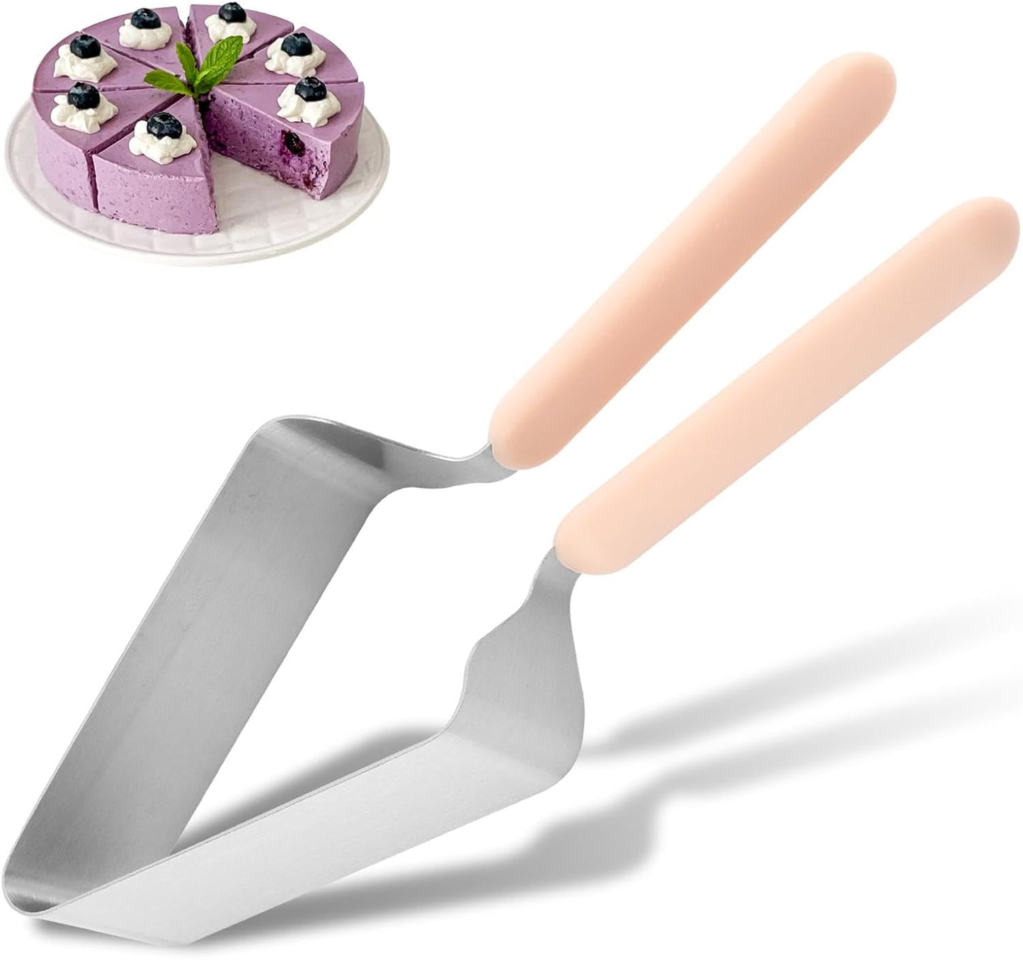 Cortador de tartas acero inox doble mango ajustable bodas