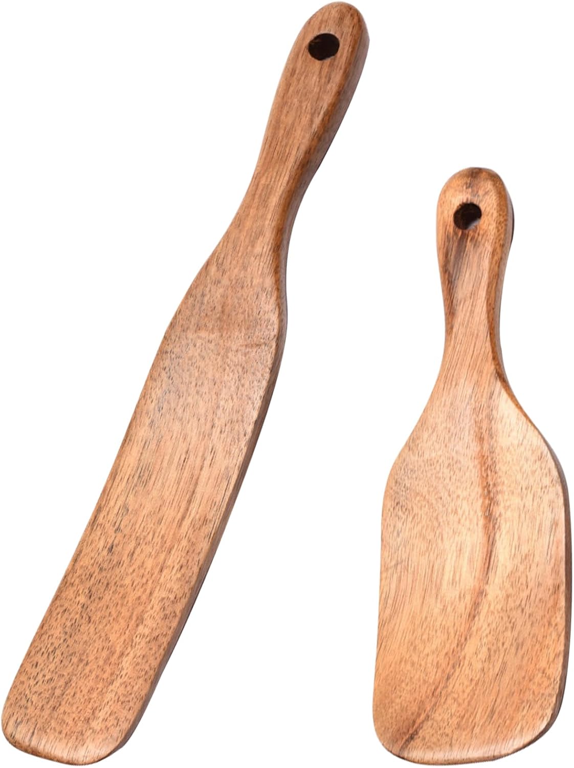 2 Pzas Espátula Madera para Masa Madre Hornear Mezclar