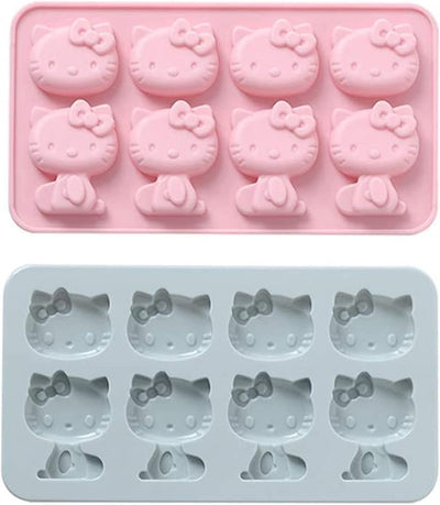 Moldes Hello Kitty fondant pastel hielo bandeja chocolate
