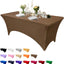 Mantel elastano 6ft 72x30pulg elástico reutiliz. marrón claro