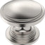 15 Pomas Níquel Satinado 1.1" para Gabinetes y Cajones