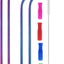 Pajitas acero inox 12pulg color arcoíris con cepillo