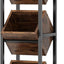 Soporte cesta 3 niveles madera organiza cocina baño sala