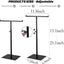 Soporte joyería acero inox 2 Pzas ajustable para mesa