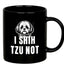 Regalo para perros con texto en inglés I Shih Tzu Not Shih Tzu dueño de perro pequeño papá mamá Día del Padre Día de la Madre regalos para amantes de mascotas negro