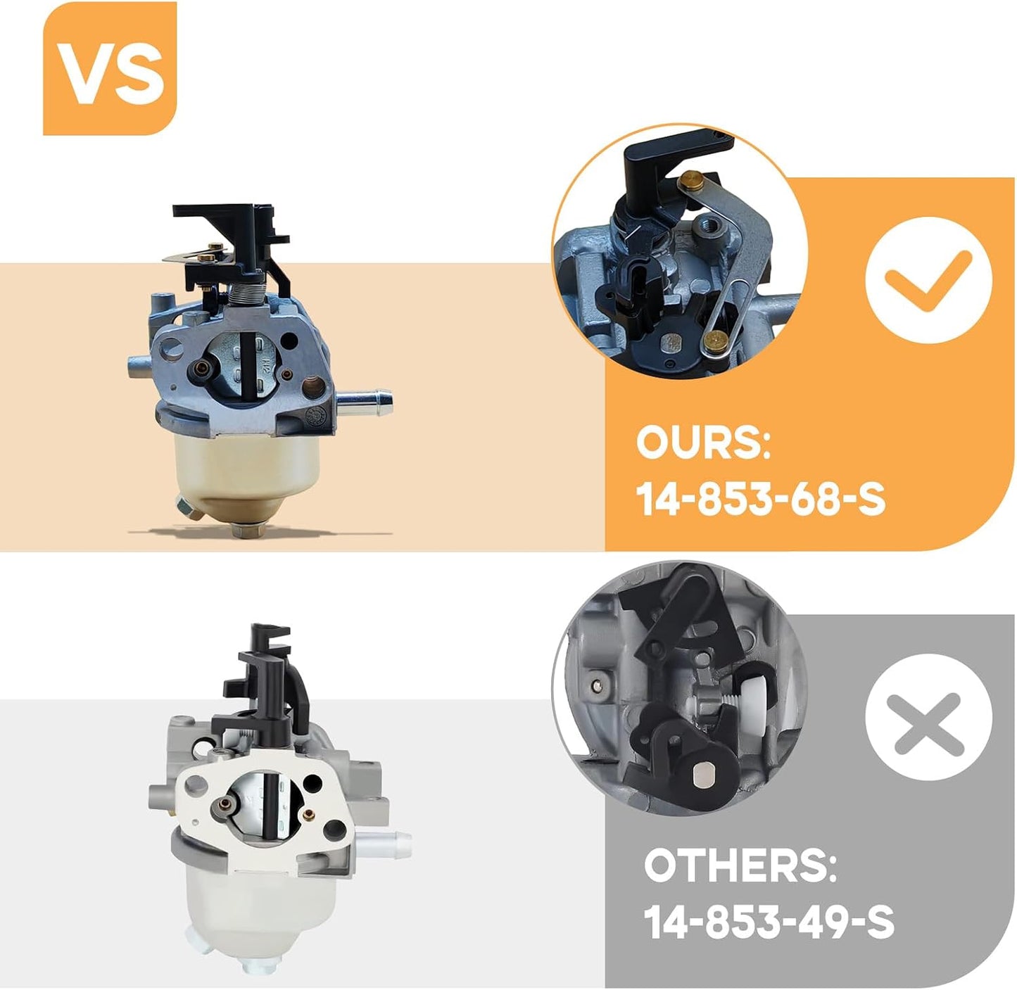 Reemplazo carburador To-ro 22 Kohler Courage XT650 XT6.75
