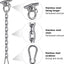 Kit colgantes hamaca resistente 1000lb 33.3"