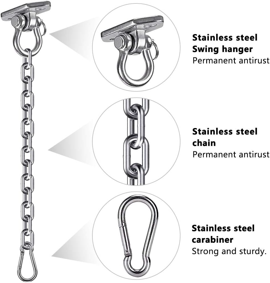 Kit colgantes hamaca resistente 1000lb 33.3"