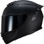 Casco motocicleta cara completa visera negra aprobado DOT