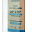 Pantalla ducha fija vidrio templado 30x76pulg