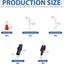 36 Pzas Kit Conectores Cable Auto 1 Pin Impermeables