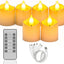 6 Velas LED Recargables Control Remoto 1.5x2.28pulg