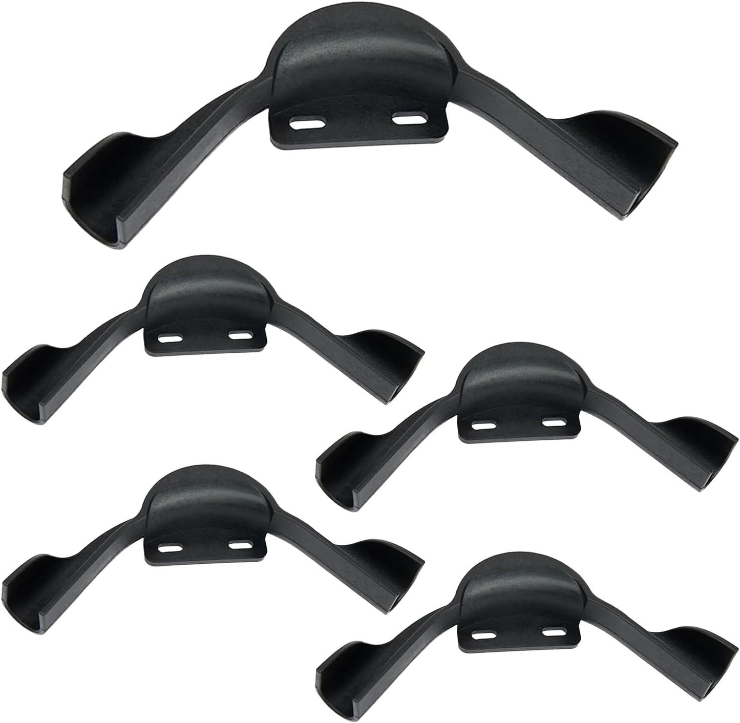 5 Soportes PEX Tubo Negro 3/4pulg