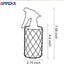 Botella riego vidrio 11.8oz boquilla ajustable jardinería verde