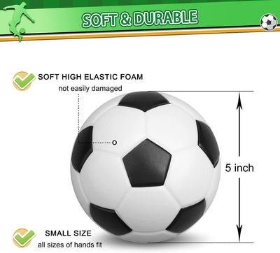 Pelotas fútbol espuma 5" suaves pack 3