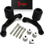 Protectores marco motocicleta aluminio negro comp ZH2 20-24