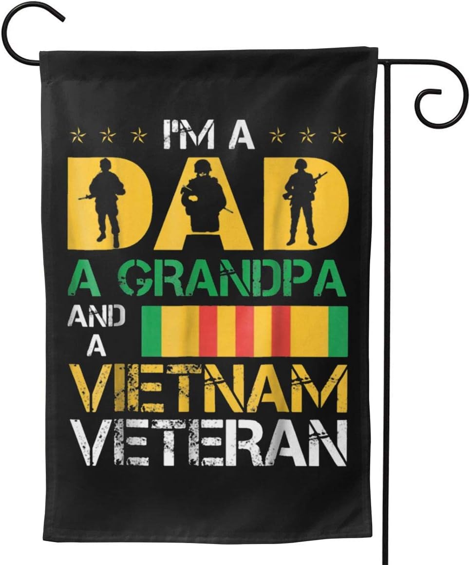 Bandera EE.UU. texto inglés Día del Padre hogar jardín
