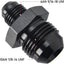 Adaptador 10AN a 6AN aluminio negro set 2