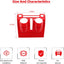 Cubierta panel consola Chevrolet Camaro 10-15 Rojo