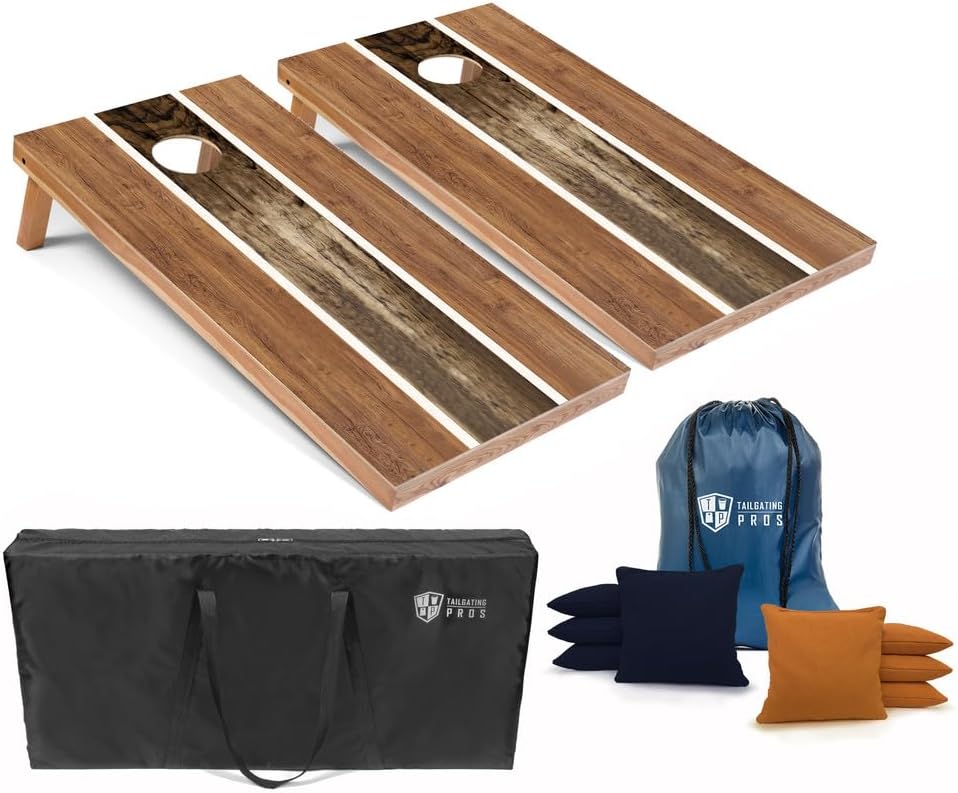 Tablas Cornhole 4x2pies Set Madera 8 Bolsas Frijol