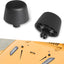 2 Tapones Capó Jeep Wrangler JK 07-17 Muelle Goma Negro