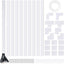 Kit ocultador cables 157pulg para pared TV