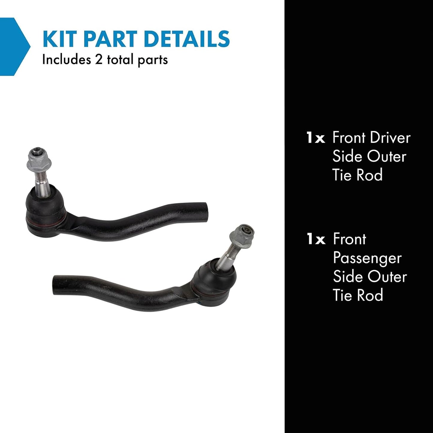 Set 2 barras acoplamiento comp Buick Enclave 18-23 y otros