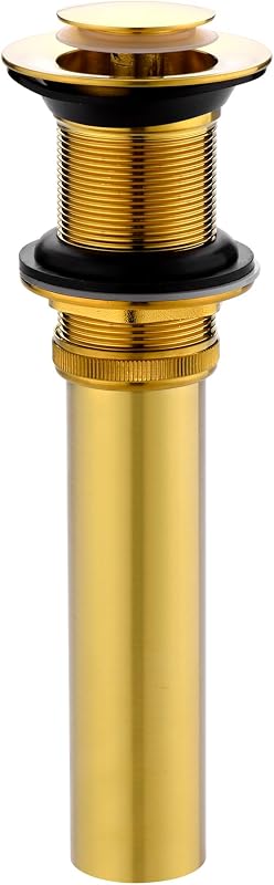 Tapón drenaje desplegable latón baño 1-1/2" color dorado