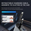 Cargador coche 4en1 120W USB-C/A doble cable