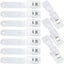 10 Clips Transparentes para Bandera Jardín Antiviento