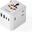 Adaptador viaje universal 65W GaN 5 USB enchufe mundial