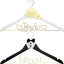Colgador madera novia novio pajarita flor beige traje esmoquin