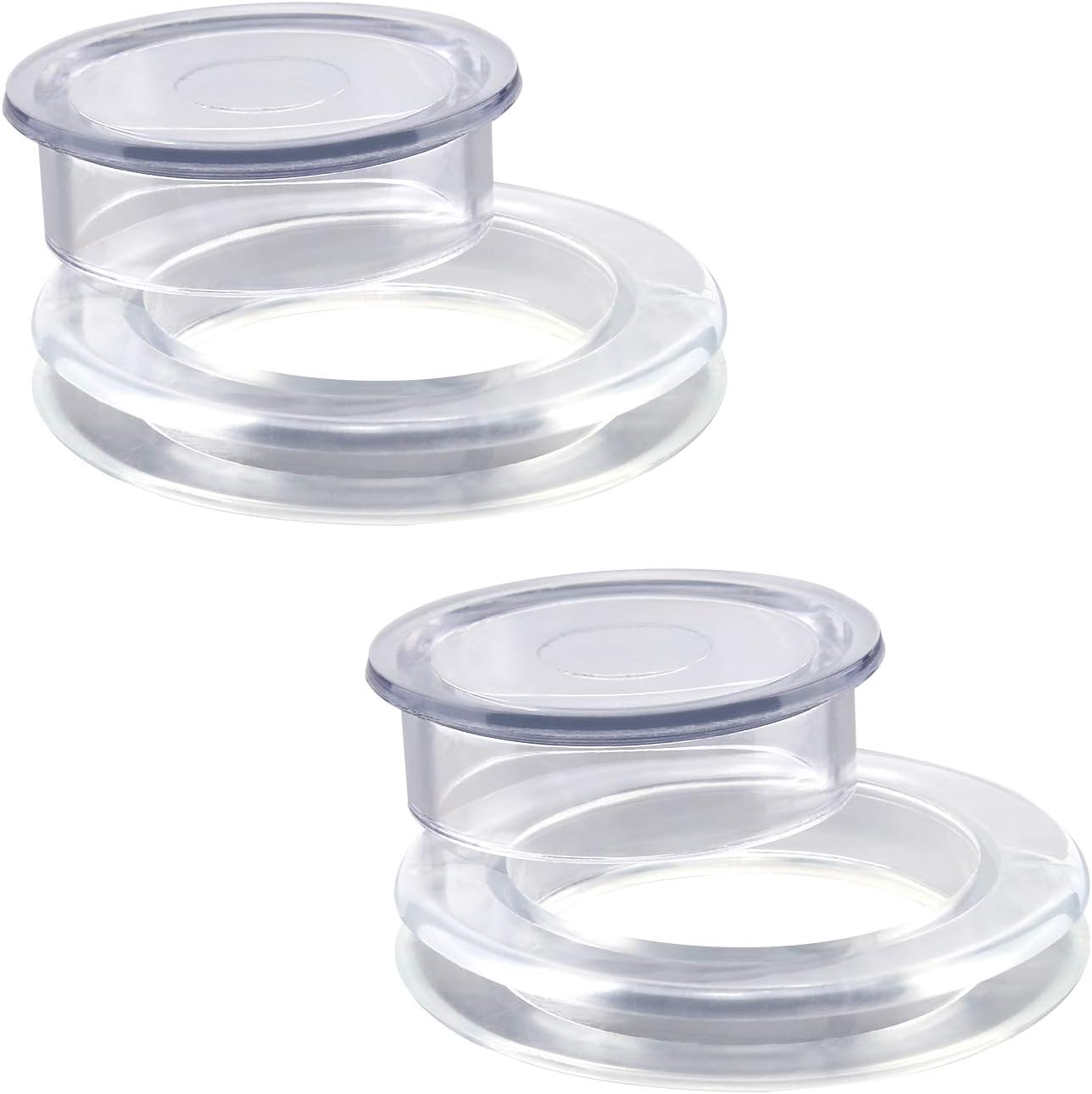 Set 2 anillos y tapas silicona 2pulg para mesa patio