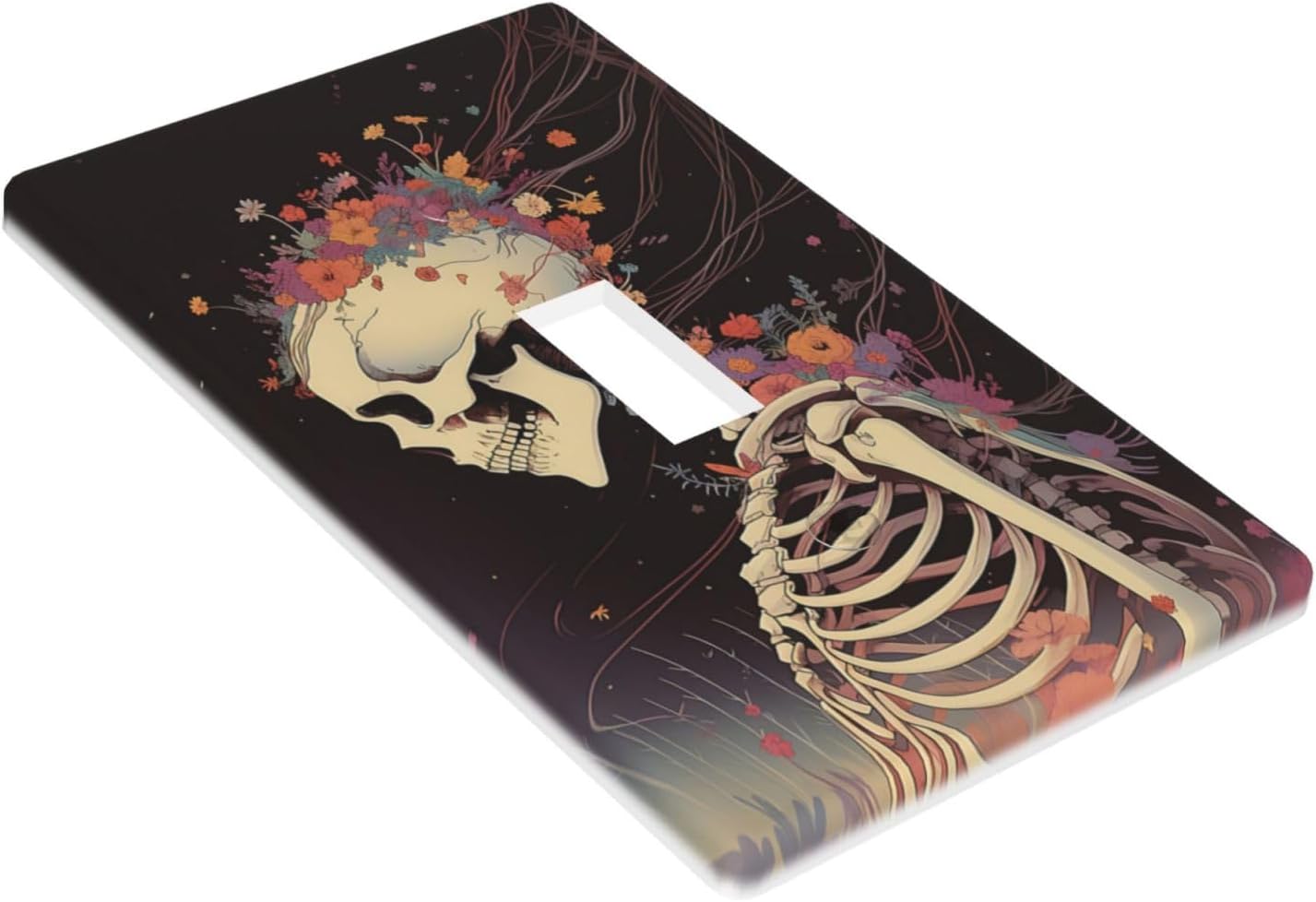 Placa interruptor calavera 2.75x4.5pulg cocina