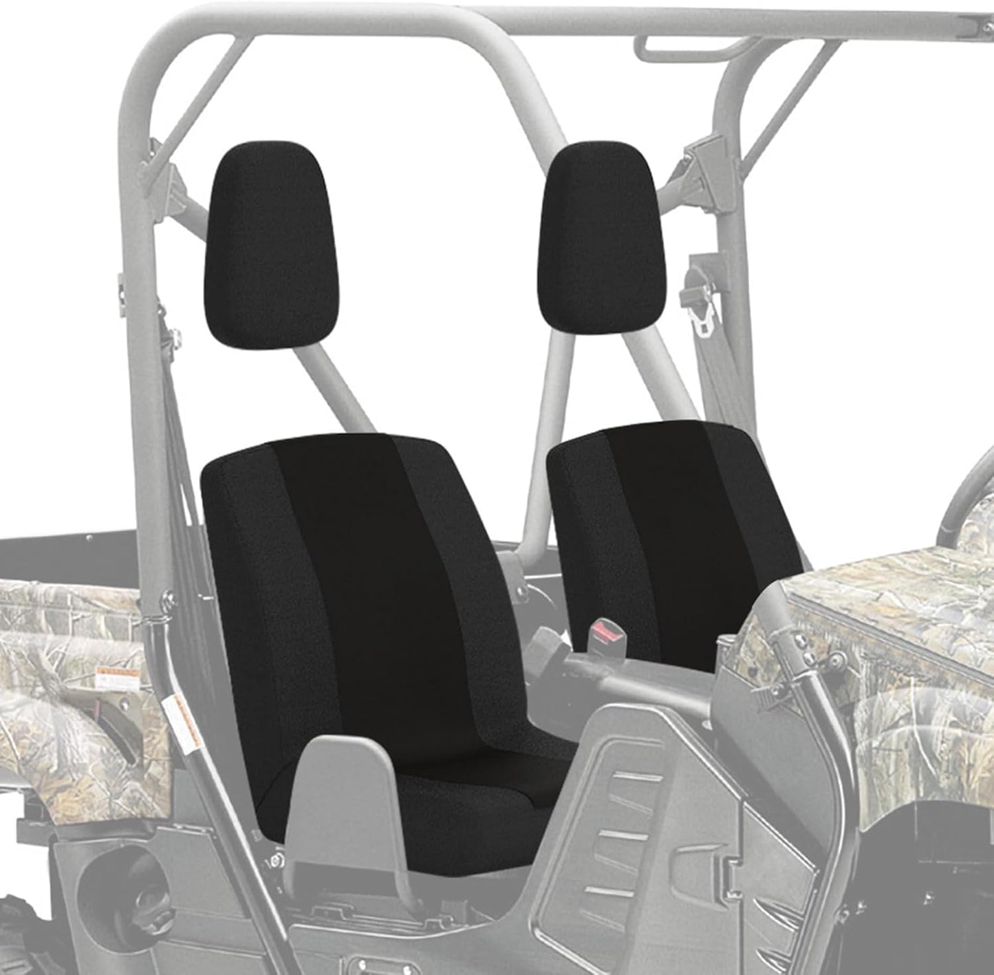Fundas asiento UTV negras con reposacabezas comp Rhino2021
