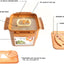 Contenedor fermentación probióticos con tapa vacío 12L